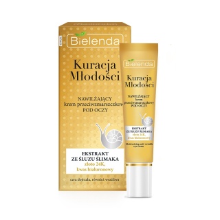 Bielenda Kuracja Młodości Krem Pod Oczy Przeciwzmarszczkowy Nawilżający 15 ml