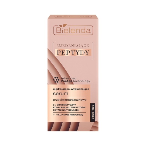 Bielenda Multi Peptydy Serum Przeciwzmarszczkowe Ujędrniająco-Wygładzające 30 ml
