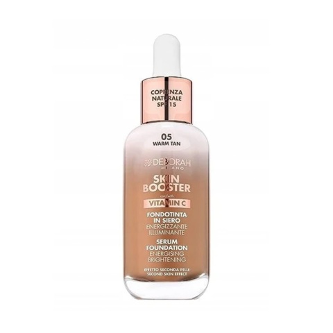 Deborah Skin Booster Serum-Podkład Wygładzający – 05 Warm Tan 30 ml