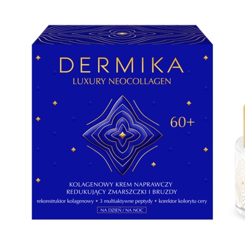 Dermika Luxury Neocollagen Krem Redukujący Zmarszczki 60+ na dzień i na noc 50ml
