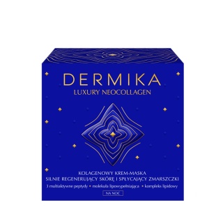 Dermika Luxury Neocollagen Regenerująca Krem-Maska Przeciwzmarszczkowa na Noc 50 ml