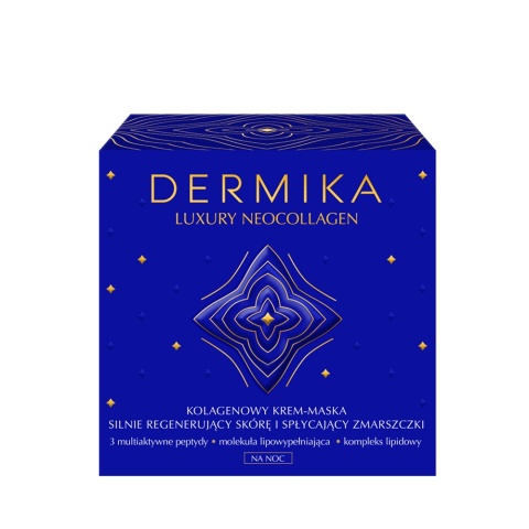 Dermika Luxury Neocollagen Regenerująca Krem-Maska Przeciwzmarszczkowa na Noc 50 ml