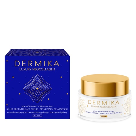 Dermika Luxury Neocollagen Regenerująca Krem-Maska Przeciwzmarszczkowa na Noc 50 ml