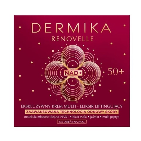 Dermika Renovelle Krem Przeciwzmarszczkowy Odbudowujący 50+ Dzień/Noc 50 ml