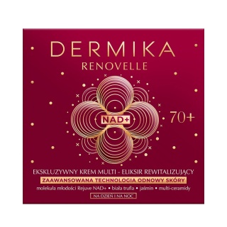 Dermika Renovelle Krem Przeciwzmarszczkowy Rewitalizujący 70+ Dzień/Noc 50 ml