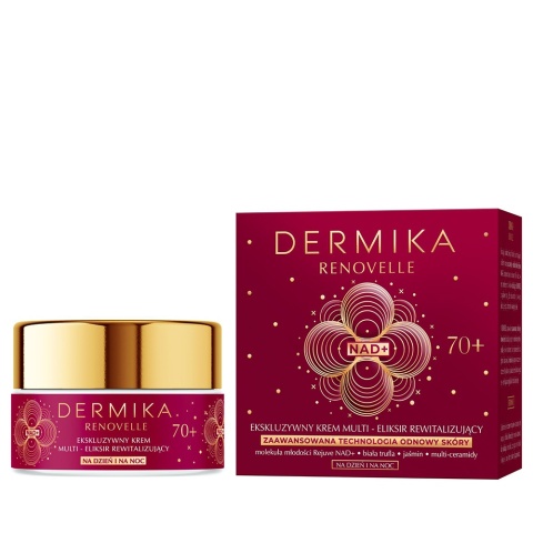 Dermika Renovelle Krem Przeciwzmarszczkowy Rewitalizujący 70+ Dzień/Noc 50 ml