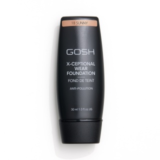 Gosh X-Ceptional Wear Foundation – Długotrwały podkład wygładzający 18 Sunny 35ml
