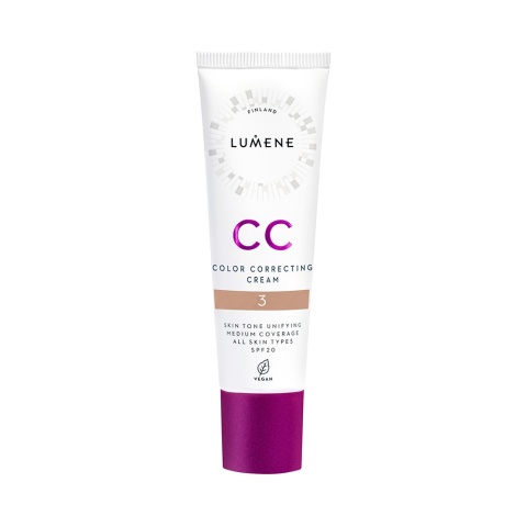 Lumene CC Color Correcting Cream – Odcień 3 Tan/Deep 30 ml