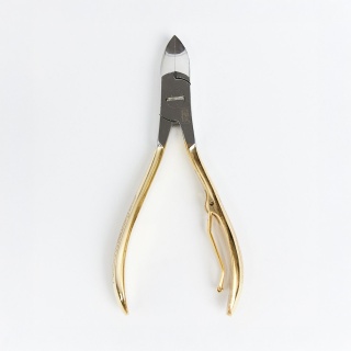 Profesjonalne Cążki do Paznokci Miller Solingen – Stal Nierdzewna, Półzłote