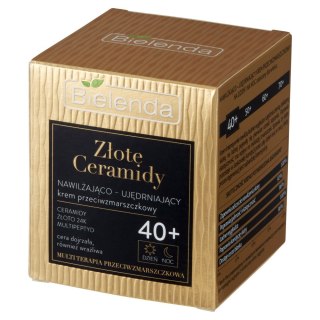 Bielenda Złote Ceramidy Nawilżająco-Ujędrniający Krem Przeciwzmarszczkowy 40+ Dzień/Noc 50 ml