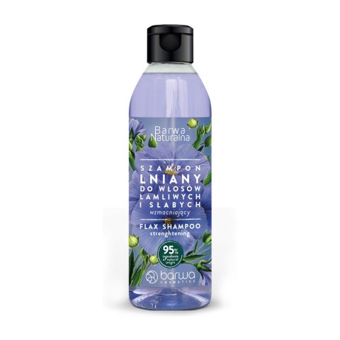 Barwa Naturalna szampon do włosów Lniany wzmacniający - włosy słabe i łamliwe 300 ml