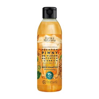 Barwa Naturalna szampon do włosów Piwny przywracający blask - włosy cienkie i matowe 300 ml