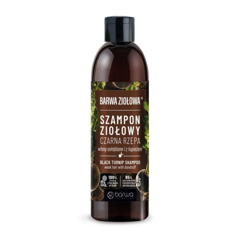 Barwa Ziołowa szampon do włosów Czarna Rzepa - włosy osłabione i z łupieżem 250 ml