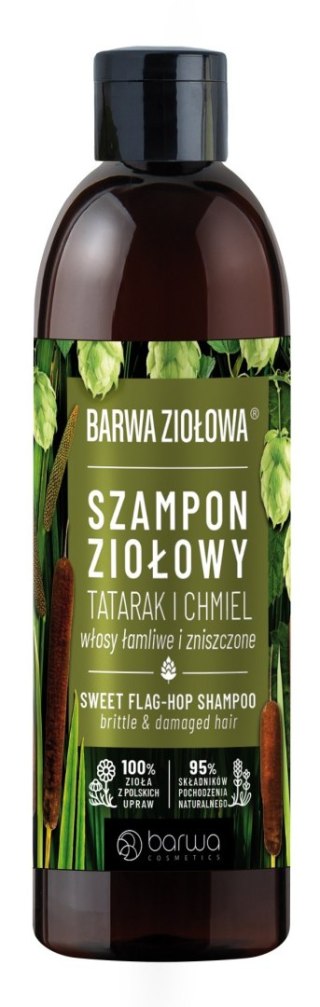 Barwa Ziołowa szampon do włosów Tatarak & Chmiel - włosy łamliwe i zniszczone 250 ml