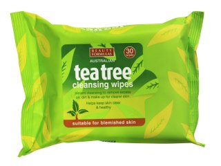 Beauty Formulas Tea Tree chusteczki oczyszczające do twarzy 1 op.-30 szt.