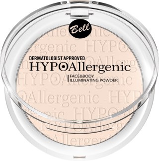 Bell Puder Rozświetlający do Twarzy i Ciała Hypoallergenic nr 01 6 g