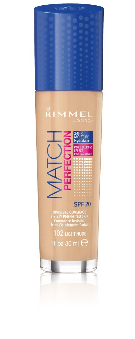 Rimmel Podkład Match Perfection nr 102 Light Nude 30 ml