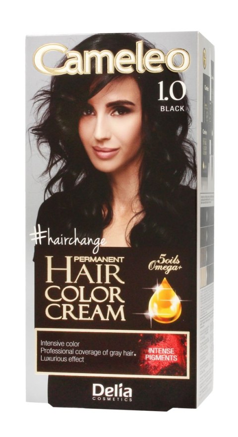 Delia Cosmetics CAMELEO OMEGA farba permanentna 1.0 Black