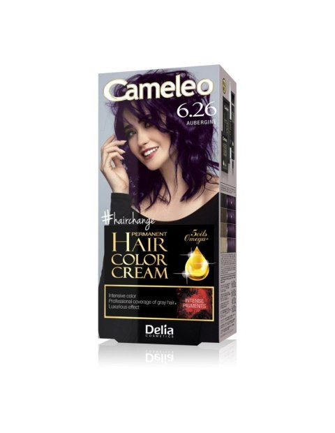 Delia Cosmetics CAMELEO OMEGA farba permanentna 6.26 Aubergine