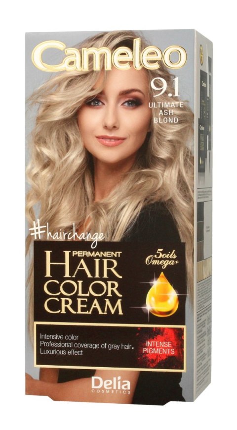 Delia Cosmetics CAMELEO OMEGA farba permanentna 9.1 Ultimate Ash Blond