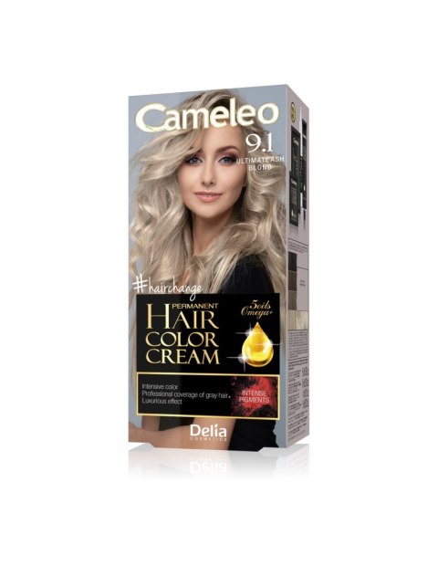 Delia Cosmetics CAMELEO OMEGA farba permanentna 9.1 Ultimate Ash Blond