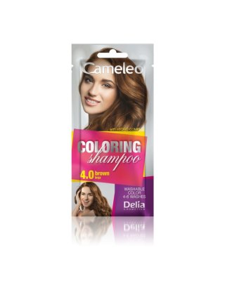 Delia COSMETICS CAMELEO szampon koloryzujący nr 4.0 Brąz 40 ml