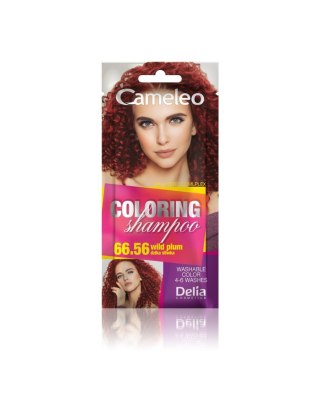 Delia COSMETICS CAMELEO szampon koloryzujący nr 66.56 Dzika Śliwka 40 ml