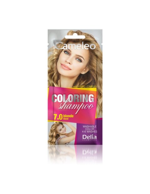 Delia COSMETICS CAMELEO szampon koloryzujący nr 7.0 Blond 40 ml