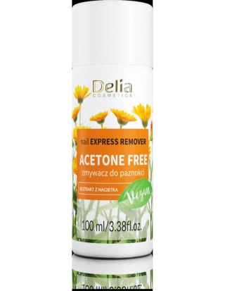 Delia Cosmetics zmywacz do paznokci sztucznych i naturalnych bezacetonowy 100 ml