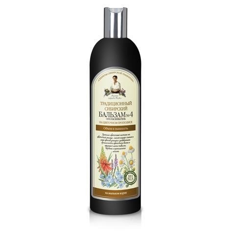 Receptury Babuszki Agafii balsam syberyjski tradycyjny Nr 4 puszystość i lekkość 550 ml