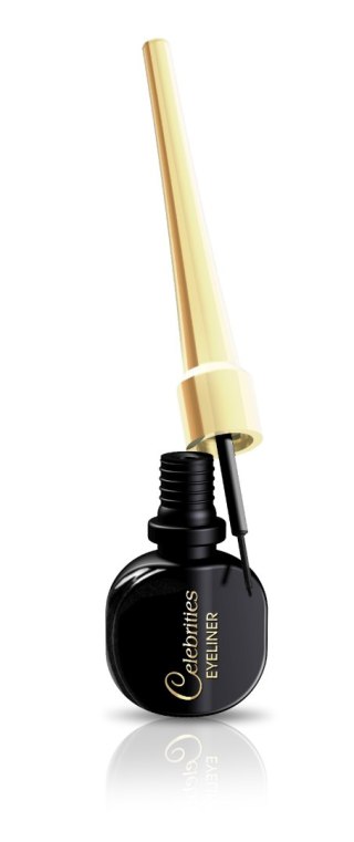 Eveline Celebrities Eyeliner Ultraprecyzyjny w Kałamarzu Brązowy 3 ml