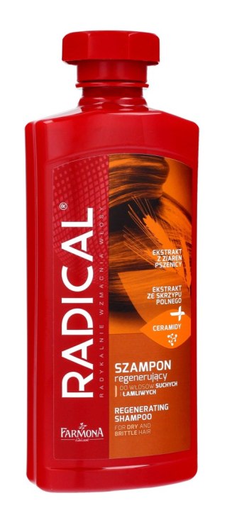 Farmona RADICAL szampon regenerujący do włosów suchych i łamliwych 400 ml