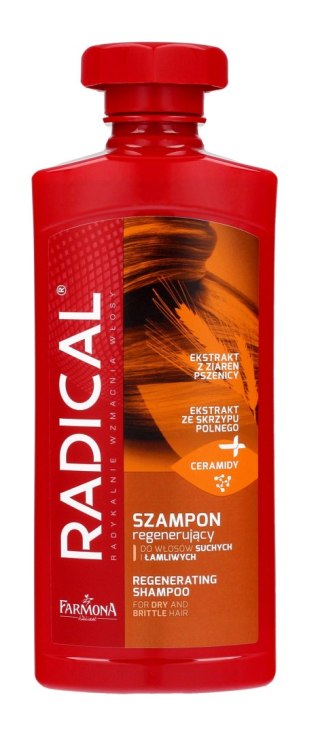 Farmona RADICAL szampon regenerujący do włosów suchych i łamliwych 400 ml