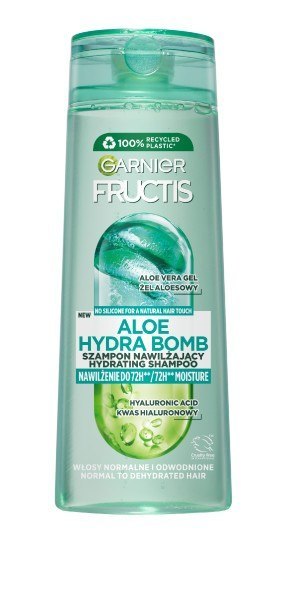 Garnier Fructis Aloe Hydra Bomb szampon nawilżający do włosów odwodnionych 400 ml
