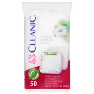 HARPER Cleanic Płatki kosmetyczne Pure Effect Kwadratowe 1op.-50 szt