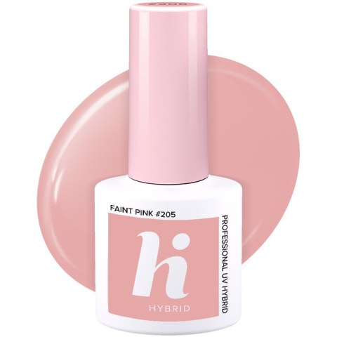 Hi Hybrid lakier hybrydowy Date #205 Faint Pink 5 ml