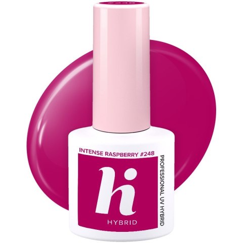Hi Hybrid lakier hybrydowy Date #248 Intense Raspberry 5 ml
