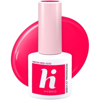 Hi Hybrid lakier hybrydowy Sport #233 Neon Red 5 ml