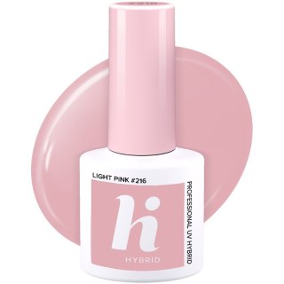 Hi Hybrid lakier hybrydowy Unicorn #216 Light Pink 5 ml