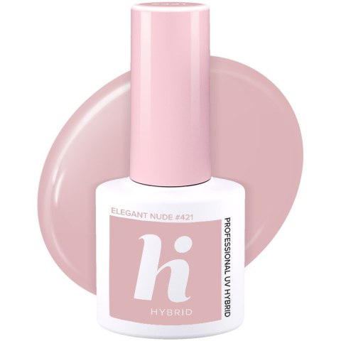 Hi Hybrid lakier hybrydowy Date #421 Elegant Nude 5 ml