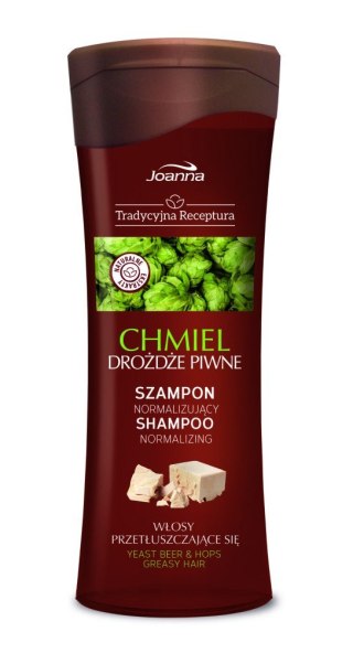 Joanna Tradycyjna Receptura szampon normalizujący - Chmiel i drożdże piwne 300 ml