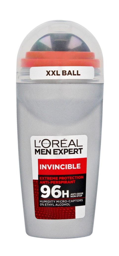 L'Oréal Paris Loreal Expert Dezodorant Roll-on Invincible 96h dla Mężczyzn 50 ml