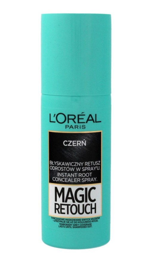 L'Oréal Paris Magic Retouch spray do retuszu odrostów nr 1 czerń 75 ml