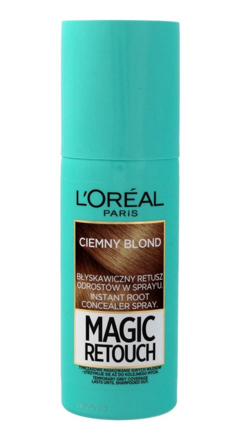 L'Oréal Paris Magic Retouch spray do retuszu odrostów nr 4 ciemny blond 75 ml