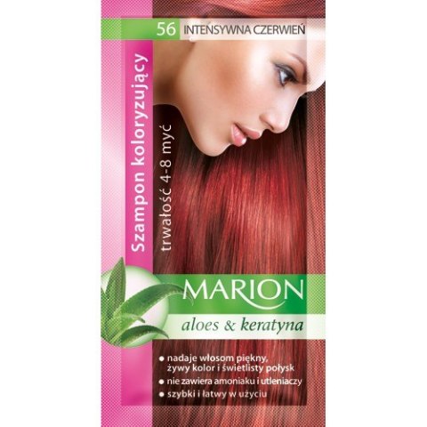 MARION szampon koloryzujący nr 56 Intensywna czerwień 40 ml