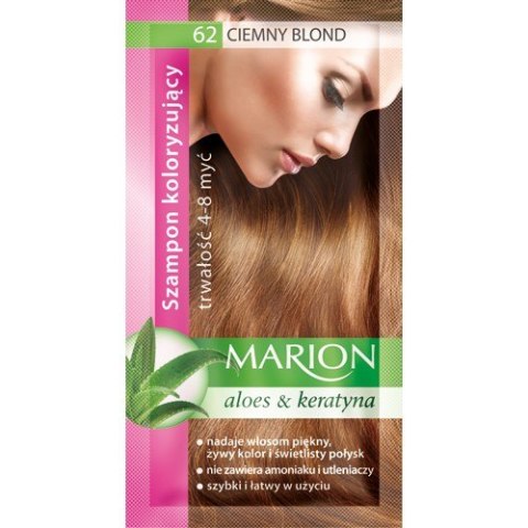 MARION szampon koloryzujący nr 62 Ciemny blond 40 ml