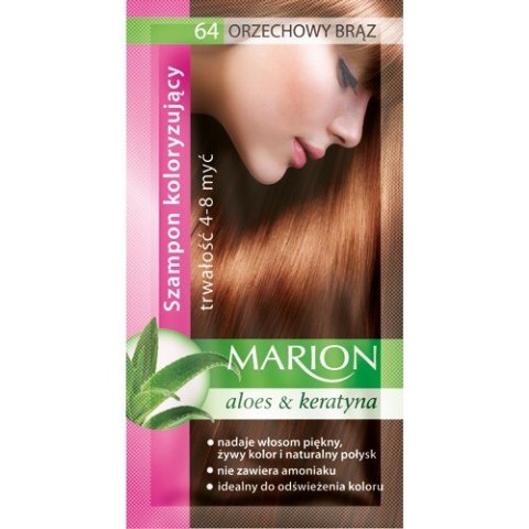 MARION szampon koloryzujący nr 64 Orzechowy brąz 40 ml