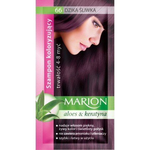 MARION szampon koloryzujący nr 66 Dzika śliwka 40 ml