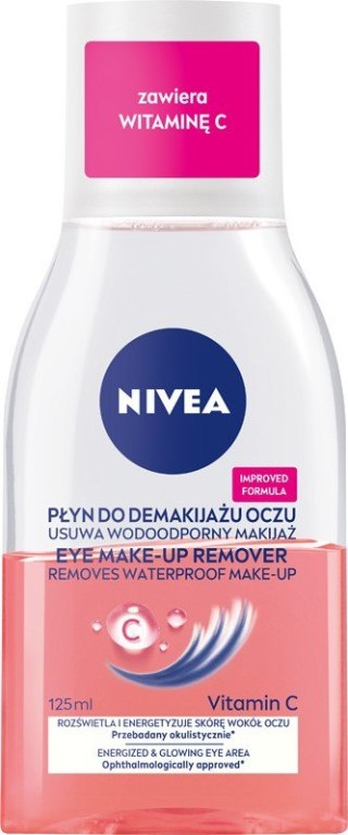 Nivea Vitamin C dwufazowy płyn do demakijażu oczu 125 ml