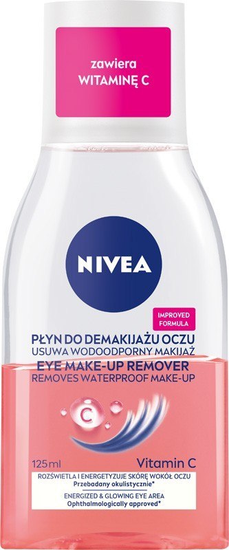 Nivea Vitamin C dwufazowy płyn do demakijażu oczu 125 ml